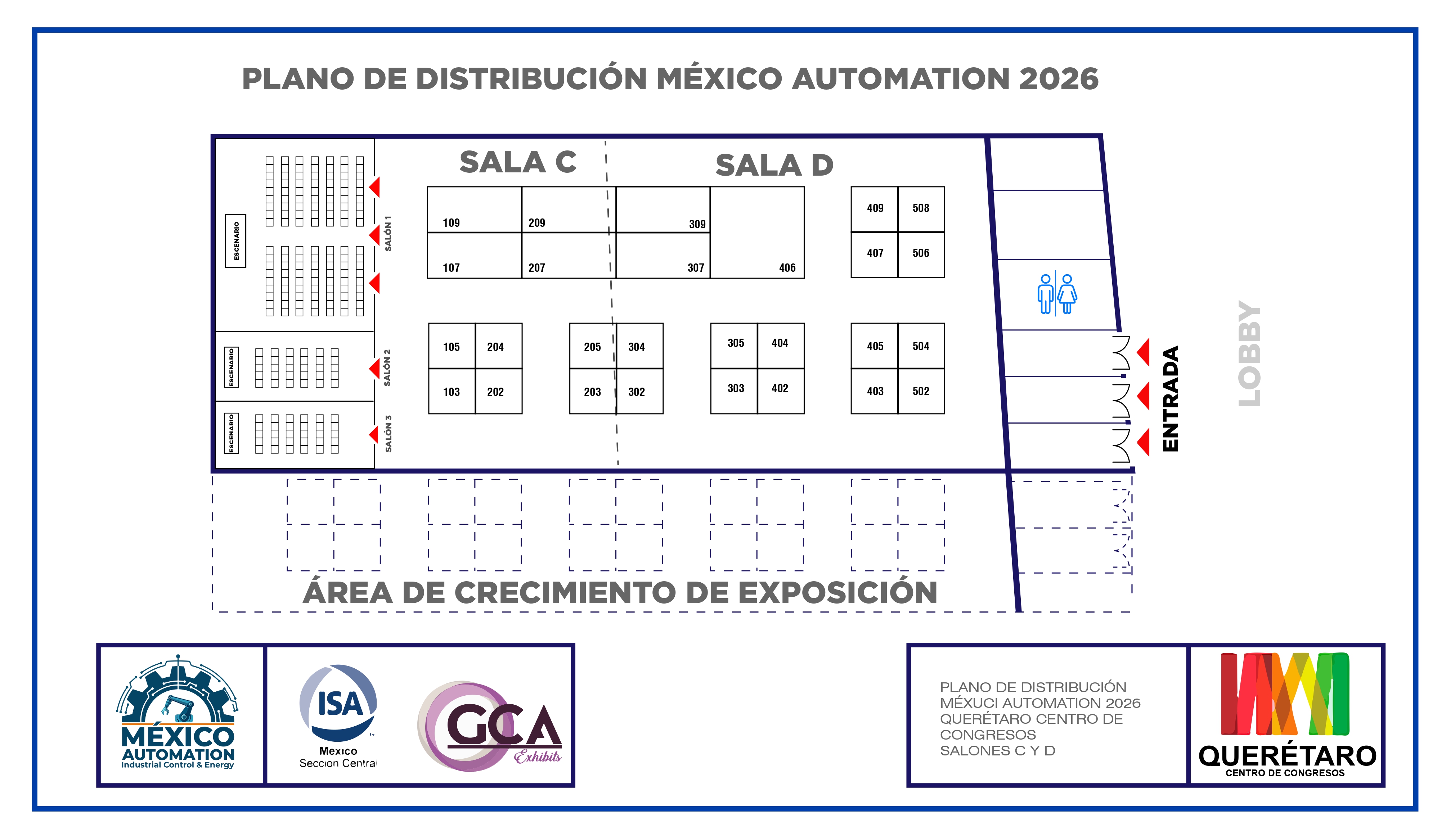 Mapa de la exposición